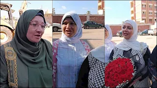 بالورود.. المعلمون يستقبلون مديرة مدرسة القليوبية بعد تكريمها من وزير التعليم -فيديو  