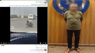 مفاجأة وراء تثبيت المسامير.. تفاصيل فيديو صادم على أحد كبارى القاهرة