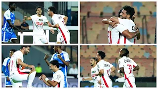 ثلاثية السعيد.. ملخص شوط الزمالك وإيه إس بورت الأول في دوري أبطال أفريقيا