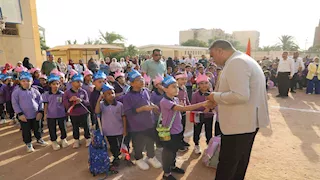 انتظام الدراسة بـ 520 مدرسة في الوادي الجديد والمحافظ تُشدد على الدخول التدريجي
