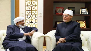 المفتي يستقبل رئيس جامعة سراج الهدى الهندية لبحث آفاق التعاون المشترك