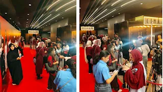 بالصور.. انطلاق العرض الخاص لفيلم "ريد فلاج" للسيدات فقط