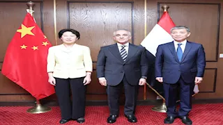 وزير العدل يستقبل وفدا صينيا لبحث تعزيز التعاون في المجالات المشتركة | صور 