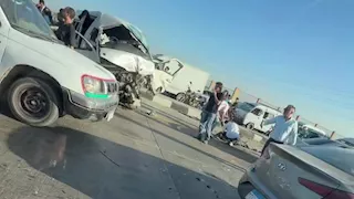 ارتفاع حصيلة حادث الطريق السياحي.. 10 مصابين وتحطم عدد من السيارات