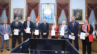 تقديرًا لجهودهم في تطوير العمل.. محافظ القاهرة يكرم قيادات وعاملين متميزين
