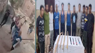 مشاجرة بالأسلحة البيضاء والعصي في الفيوم.. ضبط 11 شخصا بسبب خلافات الجيرة