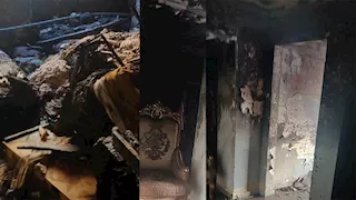 "تفحمت بالكامل".. تفاصيل حريق شقة بمساكن الحرية في بورسعيد (صور)