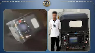 الداخلية تضبط سائق توك توك "مشي على عجلتين" في شوارع القاهرة