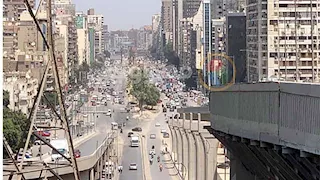 12 صورة ترصد تطوير شارع جامعة الدول العربية و"قطع الأشجار" 