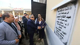 وزيرة التنمية المحلية ومحافظ الدقهلية يفتتحان أعمال تطوير مجزر بلقاس – صور 