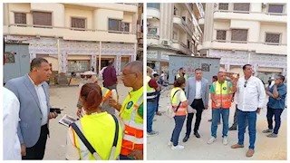 صور| مستجدات تطوير العتبة.. حملة لمراجعة الباكيات المطورة ورفع الإشغالات