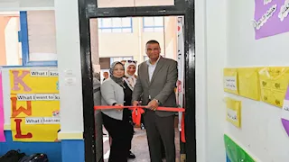 بالصور- محافظ جنوب سيناء يفتتح المرحلة الإعدادية بالمدرسة اليابانية في شرم الشيخ