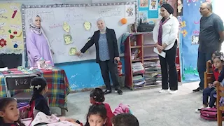 مدير تعليم القاهرة تتابع يوم الطالب داخل 4 مدارس بالزيتون وعين شمس