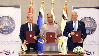 بالصور.. مصر تستضيف الاجتماع السادس لوزراء دفاع مصر واليونان وقبرص لتعزيز التعاون العسكري