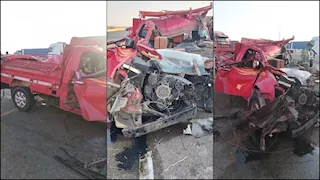 مصرع شخص وإصابة آخر في تصادم شاحنة بالسويس