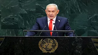 نتنياهو يهاجم المتظاهرين في الشوارع المحيطة بمقر الأمم المتحدة.. فيديو 