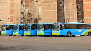 النقل العام بالإسكندرية: تحويل 100 أتوبيس للعمل بالغاز بدلاً من السولار -صور