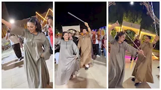 بجلباب بلدي.. عروس تُثير تفاعلاً واسعاً بحفل خطبتها في سوهاج