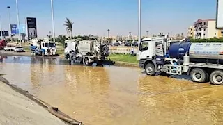 بالتفاصيل.. كسر مفاجئ بخط مياه رئيسي يقطع الخدمة عن 9 مناطق بالقاهرة