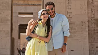 نور النبوي يكشف موعد طرح فيلم ولا كان على البال بصورة من الكواليس 