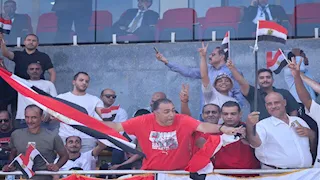 صور الجماهير المصرية في مدرجات استاد جوبا لمواجهة جنوب السودان