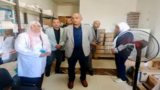 بالصور.. جولة مفاجئة لوكيل صحة الإسكندرية بمستشفى جمال حمادة المركزي