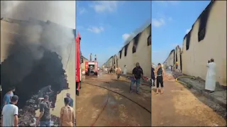 النيران التهمت محتوياته.. إصابة 8 أشخاص في حريق بمصنع أحذية وشنط بالإسماعيلية