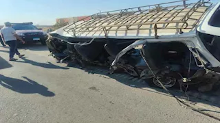 قرارات عاجلة لكشف ملابسات انقلاب ميكروباص وإصابة 8 أشخاص بالتجمع