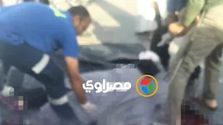 بالصور- مصرع طالبة صدمها ميكروباص أمام بوابة جامعة أسيوط