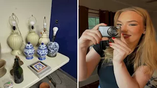 "صدفة غريبة " فتاة تعثر على كاميرا بمزاد وتتفاجئ بصورتها داخلها .. كيف حدث ذلك؟ 