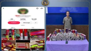 كان بيبيع الألعاب النارية من ورا الشاشة.. ضبط أدمن صفحة في الفيوم