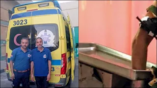 ماكينة فرم لحوم تبتلع ذراع شاب.. ورجال الإسعاف ينقذون حياته