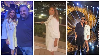 ليلى علوي تنشر صورًا مع راغب علامة وإياد نصار في لبنان 