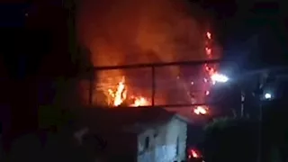 النيران امتدت للأشجار.. اندلاع حريق قرب محطة السكة الحديد بمنوف
