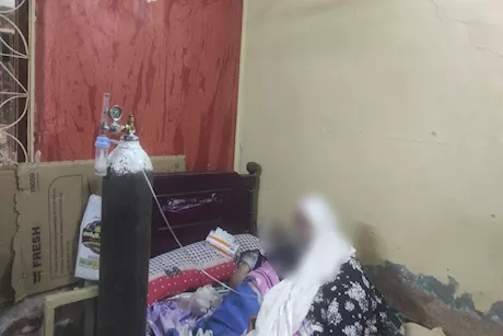 بعد استغاثتها.. الصحة تنقل مواطنة تعاني من السمنة المفرطة للمستشفى