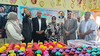 افتتاح معرض "مبادرة الخير" لدعم الطلاب الأكثر احتياجًا في كفر الشيخ - صور