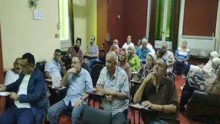 "صحفيين الإسكندرية" تبحث ضوابط تناول قضايا المتعايشين مع "نقص المناعة" (صور)