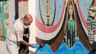 بالصور- مدارس أسيوط تكثف أعمال الصيانة وتجهيز الفصول قبل العام الدراسي