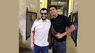تركي آل الشيخ يلتقي عصام عمر في باريس.. "صديق الدراسة"