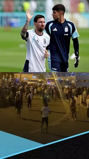 في أنجولا.. استقبال استثنائي لميسي