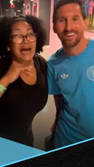 فيديو مع ميسي يقيل سيدة من عملها